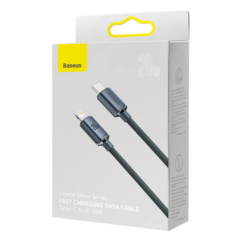 Baseus Crystal Shine Series Fast Charging Data Cable Type-C to iP 20W