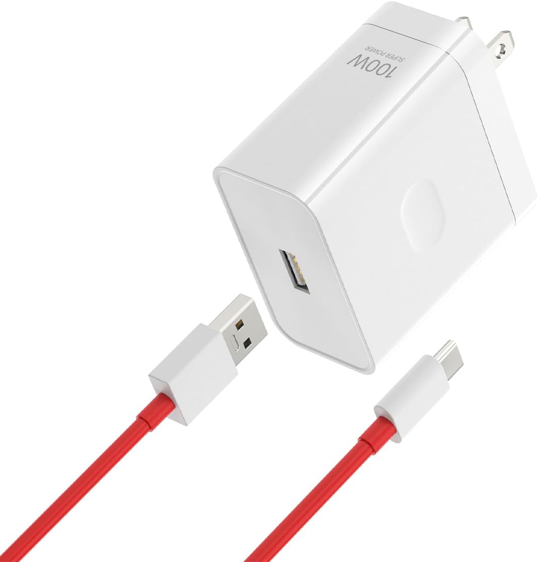 OnePlus 100W SuperVOOC Charger + Cable – 100% Original | Ultra-Fast