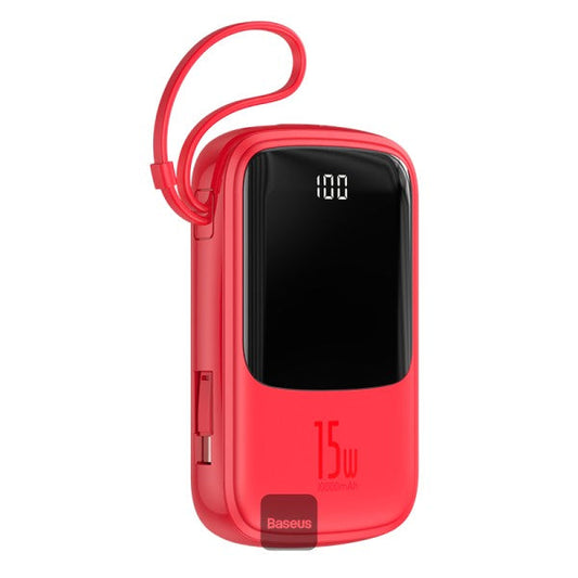 Baseus Qpow Digital Display 3A 15W 10000mAh Power Bank with Type-C Cable