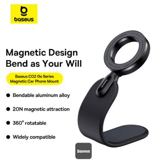 Baseus PrimeTrip Series C02 Go Magnetic Car Phone Mount (Stick-on Type)