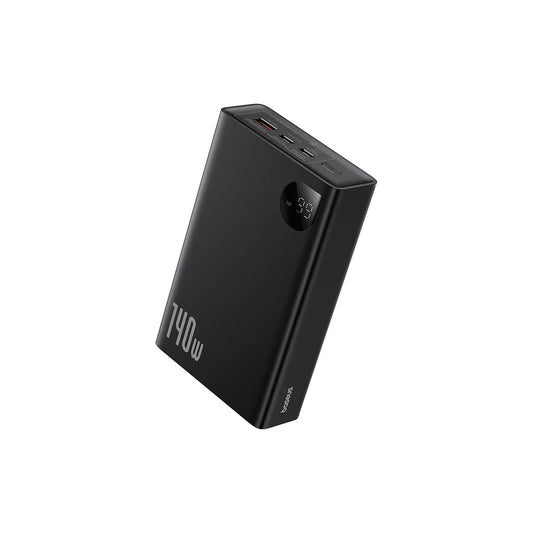 Baseus Adaman Digital Display Fast Charge Power Bank 24000mAh 140W(With Superior Series Fast Charging Data Cable Type-C to Type-C 240W (48V/5A) 1m Black)