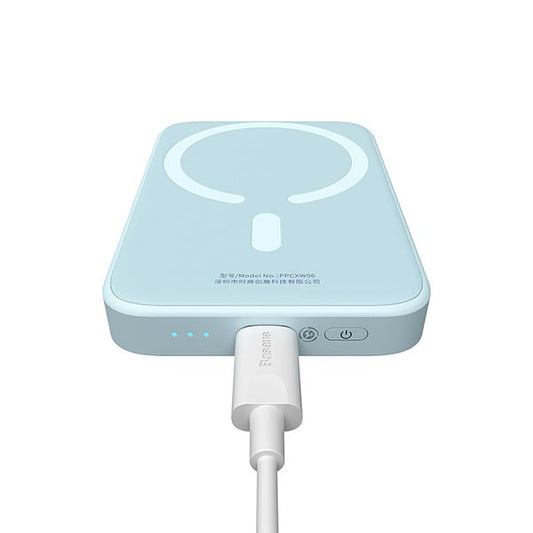 Baseus Magnetic Mini Wireless Fast Charge Power Bank 20000mAh 20W (With Simple Charging Cable Type-C to Type-C (20V/3A) 30cm)