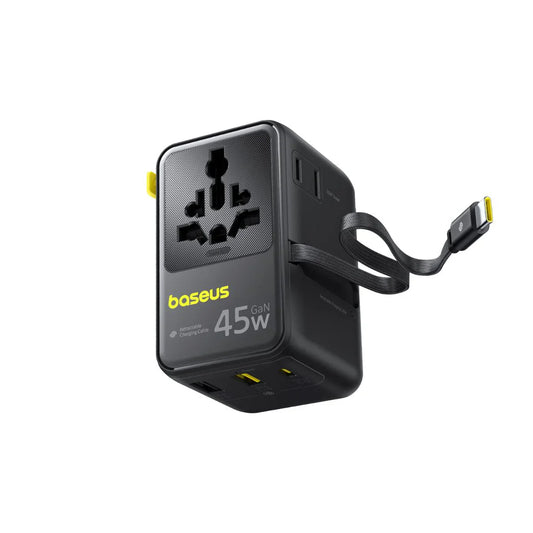 Baseus PicoGo AG11 Universal Travel Adapter 2AC+2U+2C 45W
