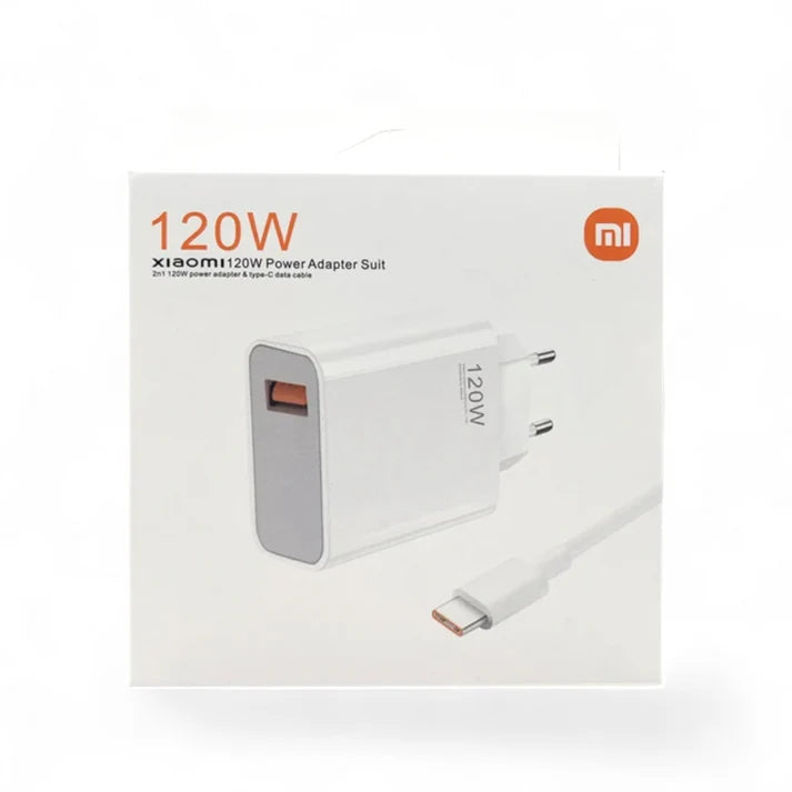 Xiaomi Mi 120W HyperCharge Adapter with Cable | Original Pakistan