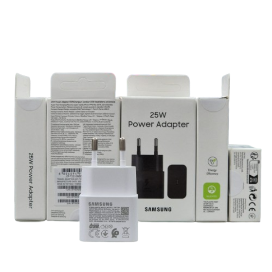 Samsung 25W Original Super Fast Charger – USB-C PD 3.0 Fast Charging Adapter