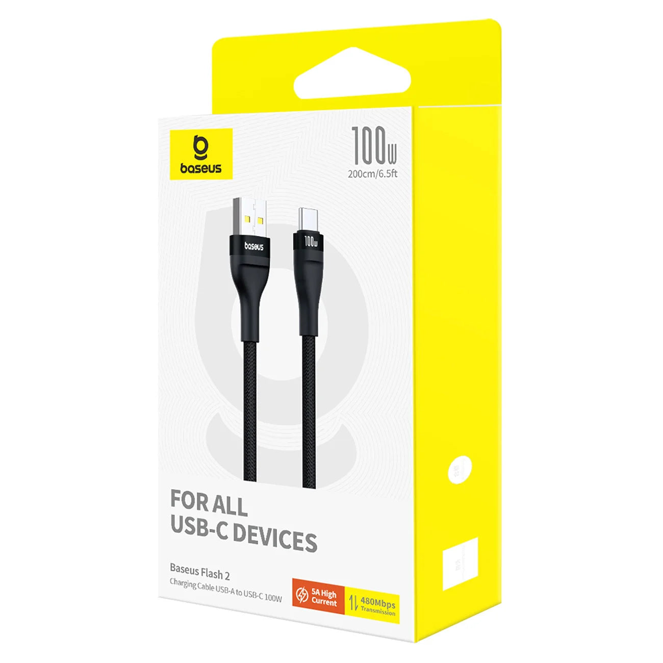 Baseus Flash 2 Charging Cable USB to USB-C 100W