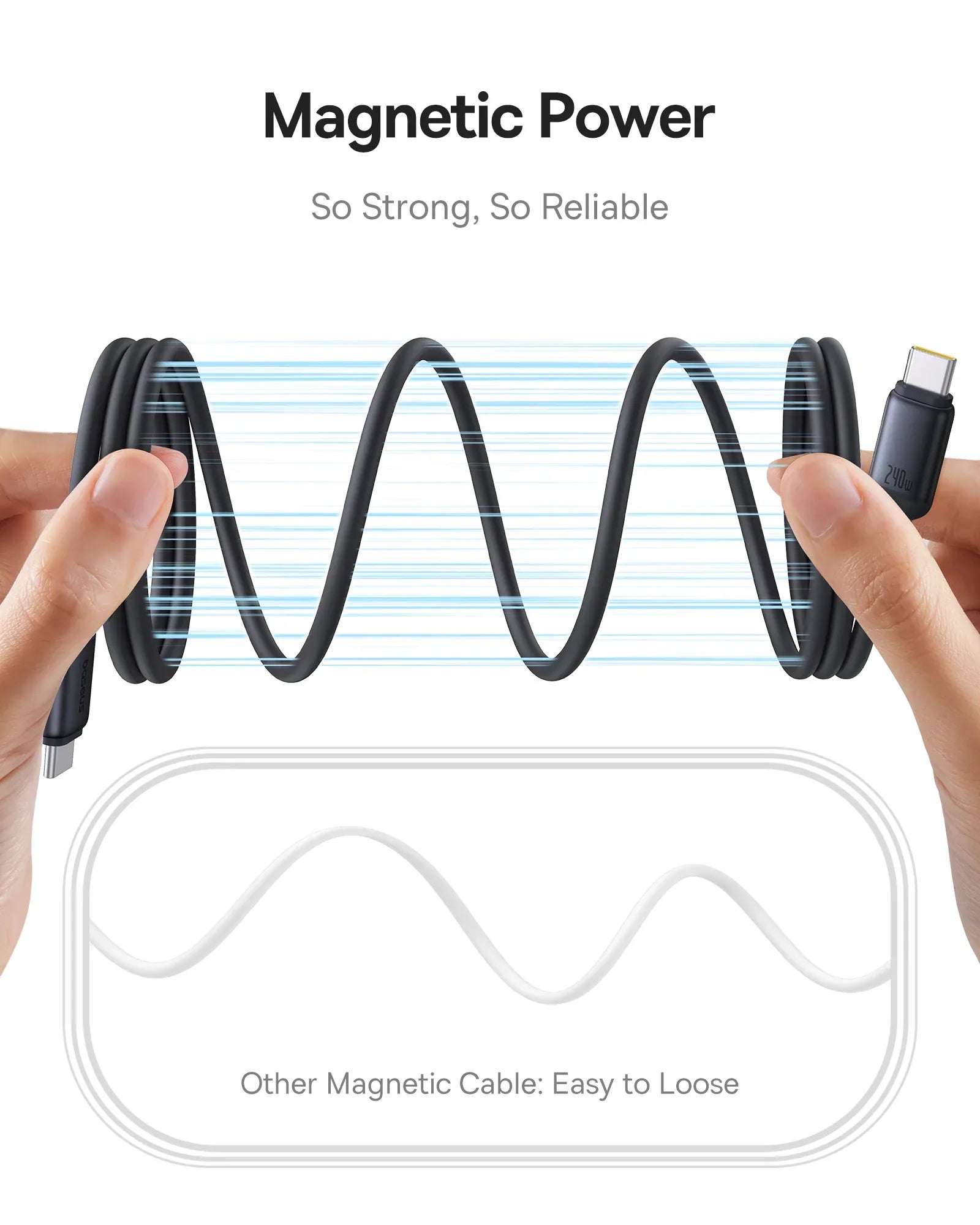 Baseus PicoGo Magnetic USB-C to USB-C Cable 240W