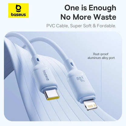 Baseus Silky Series Fast Charging  Data Cable Type-C to iP 20W