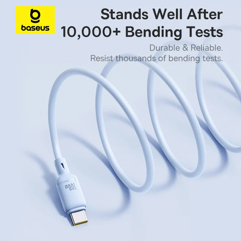 Baseus Silky Series Fast Charging Data Cable Type-C to Type-C 100W