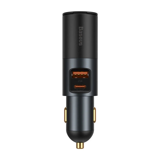 Baseus Share Together Fast Charge Car Charger with Cigarette Lighter Expansion Port 120W