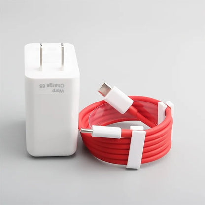 OnePlus 65W Warp Charge Adapter + Cable  – 100% Original | Ultra-Fast
