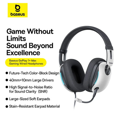 Baseus GoPlay1+ USB Jack Max Gaming Wired Headphone