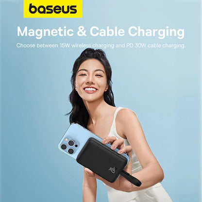 Baseus Magnetic Mini Wireless Fast Charge Power Bank iP Edition 10000mAh 20W