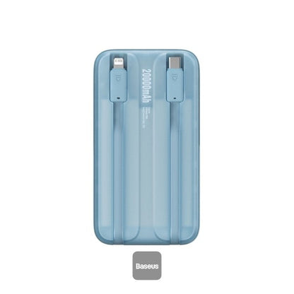 Baseus Comet  Series Dual-Cable Digital Display Fast Charge Power Bank 10000mAh 22.5W (With Simple Series Charging Cable USB to Type-C  30cm）