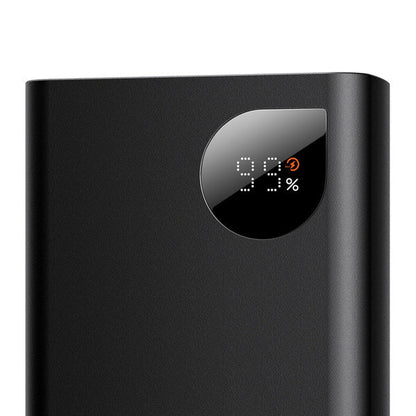 Baseus Adaman Metal Digital Display Fast charge Power Bank 20000mAh 30W（2021  Editon）( Baseus  Mini White charging  cable Type-C to type-c 60W(20V/3A)  50cm)