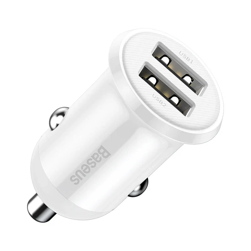 Baseus Grain Pro Car Charger (Dual USB 4.8A )