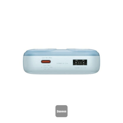Baseus Comet  Series Dual-Cable Digital Display Fast Charge Power Bank 10000mAh 22.5W (With Simple Series Charging Cable USB to Type-C  30cm）