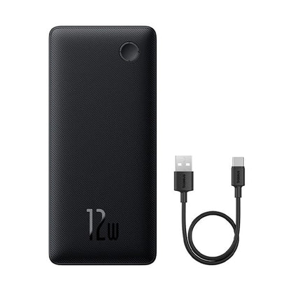 Baseus Airpow Air Lite Power Bank 10000mAh 12W (With: Simple Charging Cable USB to Type-C 3A  0.3m)