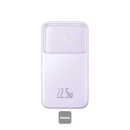 Baseus Comet  Series Dual-Cable Digital Display Fast Charge Power Bank 10000mAh 22.5W (With Simple Series Charging Cable USB to Type-C  30cm）
