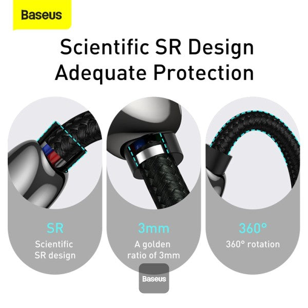 Baseus Display Fast Charging Data Cable Type-C to Type- C 100W