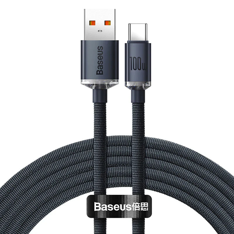 Baseus Crystal Shine Series Fast Charging Data Cable USB to Type-C 100W