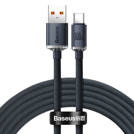 Baseus Crystal Shine Series Fast Charging Data Cable USB to Type-C 100W