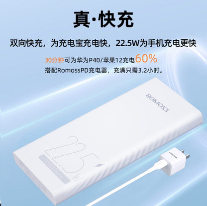 ROMOSS PHG10F 10000mAh Power Bank – 22.5W PD & QC 3.0 Fast Charging | Original
