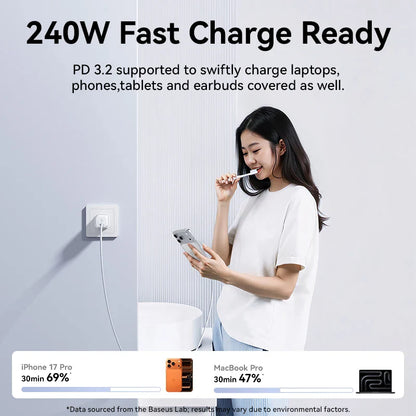 Baseus Graphene 2 Fast Charging Data Cable USB-C to USB-C 240W