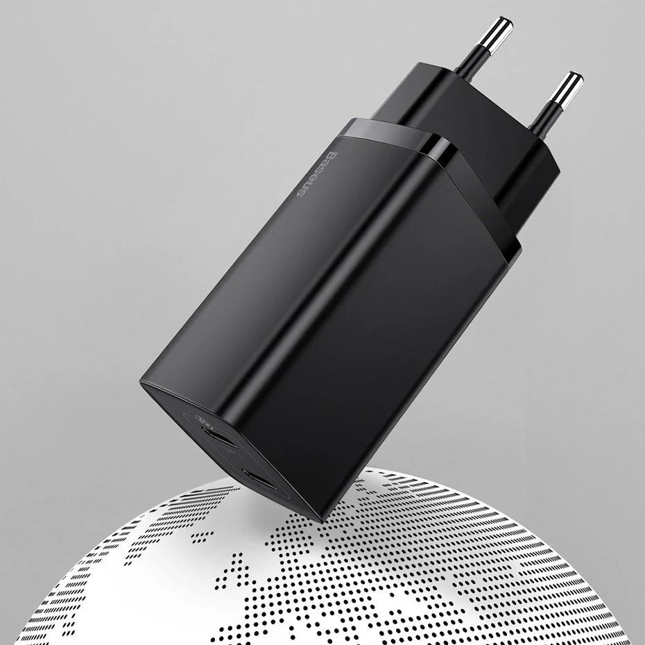 Baseus GaN2 lite Fast Charger C+U 65W CN (SUPER VOOC)