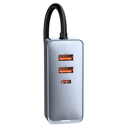 Baseus Share Together PPS Multi-Port Fast Charging Car Charger With Extension Cord 120W 2U+2C