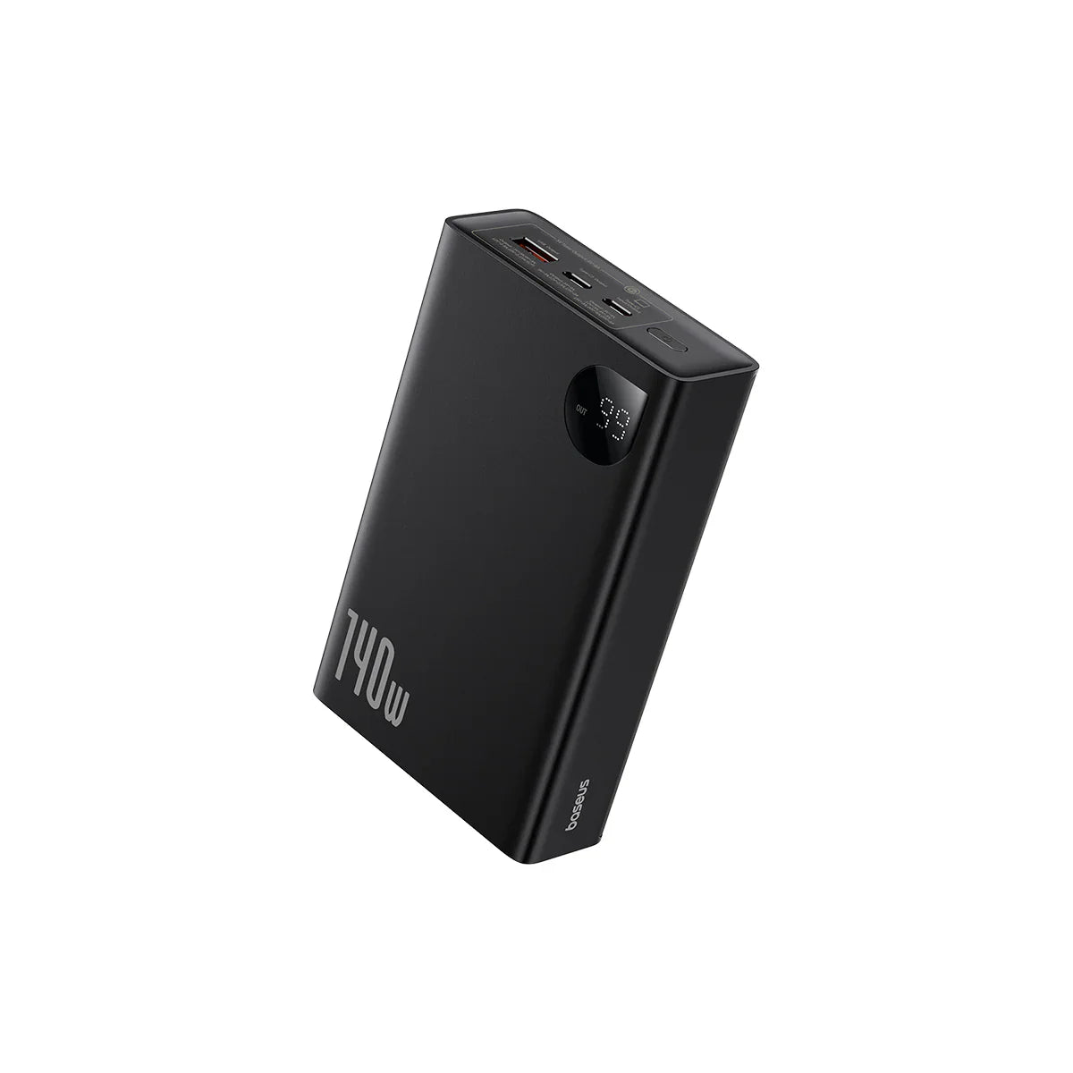 Baseus Adaman  Digital Display Fast Charge Power Bank 24000mAh 140W（With Superior Series Fast Charging Data Cable Type-C to Type-C 240W (48V/5A) 1m Black）