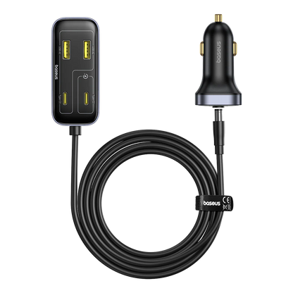 Baseus Backseatpal L1 In-Vehicle Cigarette Lighter Car Charger 3U+3C