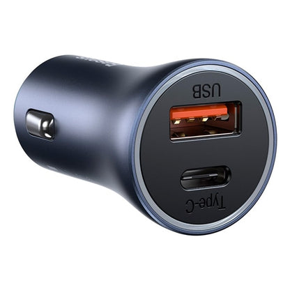 Baseus Golden Contactor Pro Dual Quick Car Charger U+C 40w
