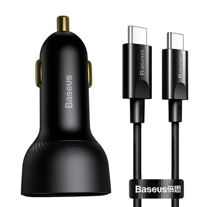 Baseus Superme Digital Display PPS Dual Quick Charger Car Charger