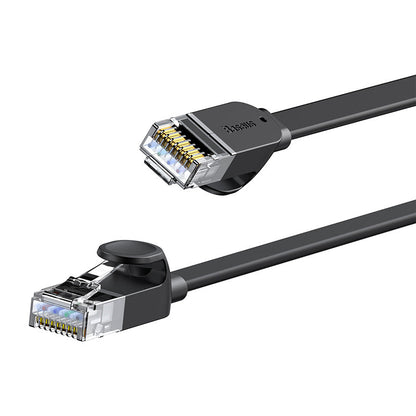 Baseus High Speed Six types of RJ45 Gigabit network cable (flat cable) Black
