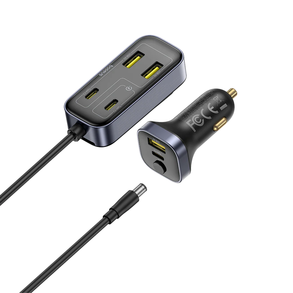 Baseus Backseatpal L1 In-Vehicle Cigarette Lighter Car Charger 3U+3C