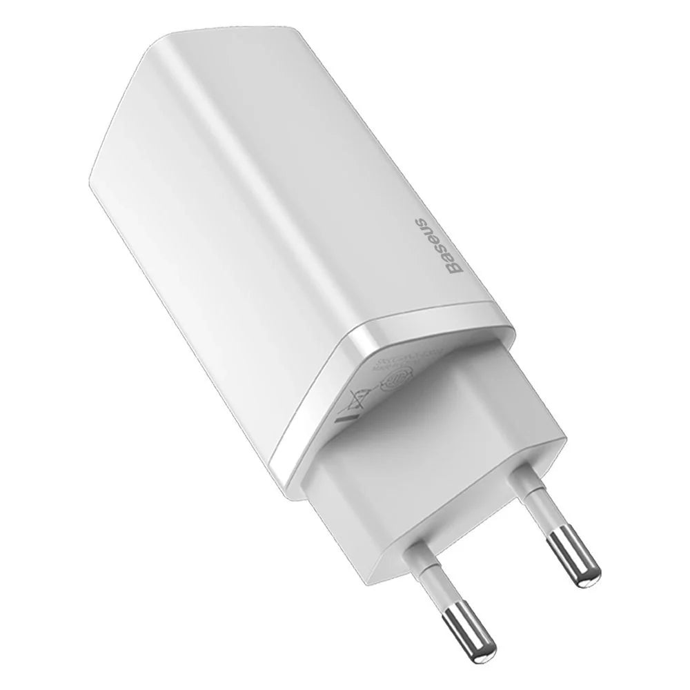 Baseus GaN2 lite Fast Charger C+U 65W CN (SUPER VOOC)