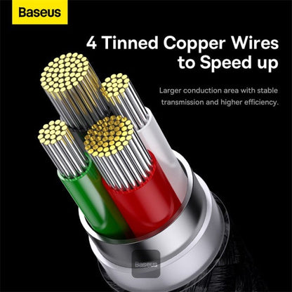 Baseus StarSpeed 1-for-3 Fast Charging Data Cable USB to M+L+C 3.5A 1.2m