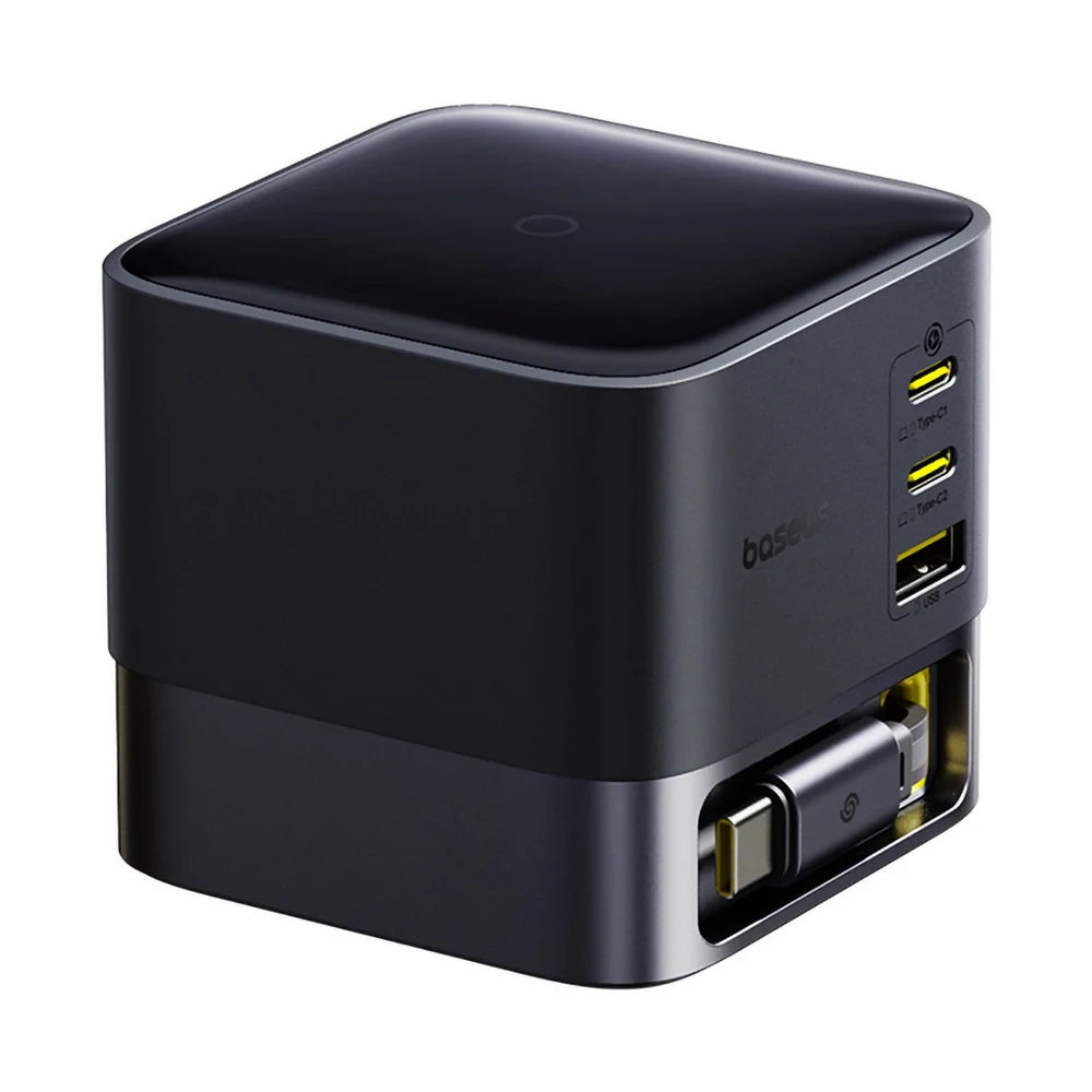 Baseus Super GaN Desktop Charger with Retractable Cable 3C+U 100W EU