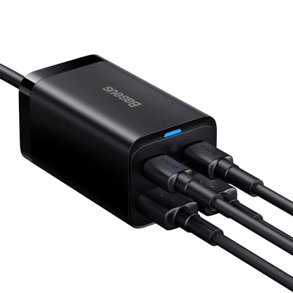 Baseus GaN3 Pro Desktop Fast Charger 2C+2U 65W CN Black(Include?Baseus Xiaobai series fast charging Cable Type-C to Type-C 100W(20V/5A) 1m