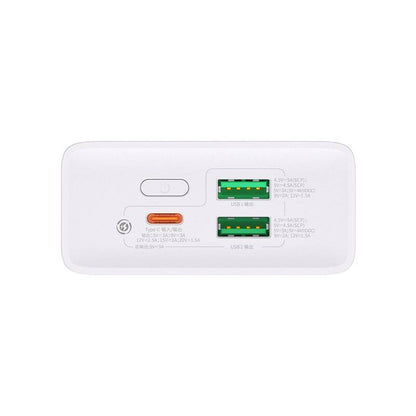 Baseus Adaman2 Digital Display Fast Charge Power Bank 20000mAh 30W （VOOC Edition)（ With Simple Series Charging Cable USB to Type-C 3A 0.3m Black）
