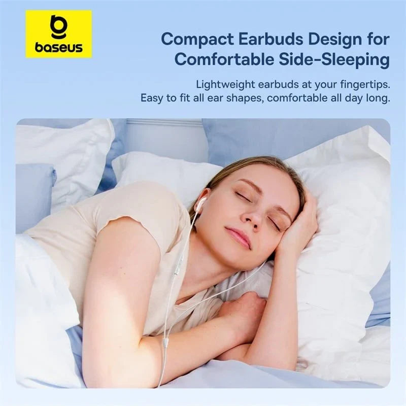 Baseus Encok 3.5mm lateral in-ear Wired Earphone HZ19