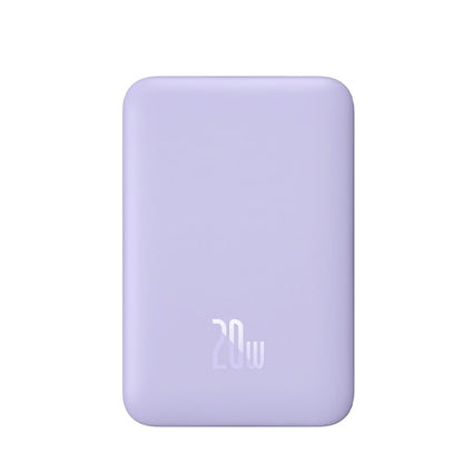 Baseus Magnetic Mini Wireless Fast Charge Power Bank 10000mAh 20W (With Baseus Simple Type-C to Type-C（20V/3A）30cm black)