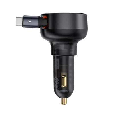Baseus Enjoyment Pro Retractable USB-C Car Charger 60W