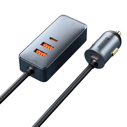 Baseus Share Together PPS Multi-Port Fast Charging Car Charger With Extension Cord 120W 2U+2C