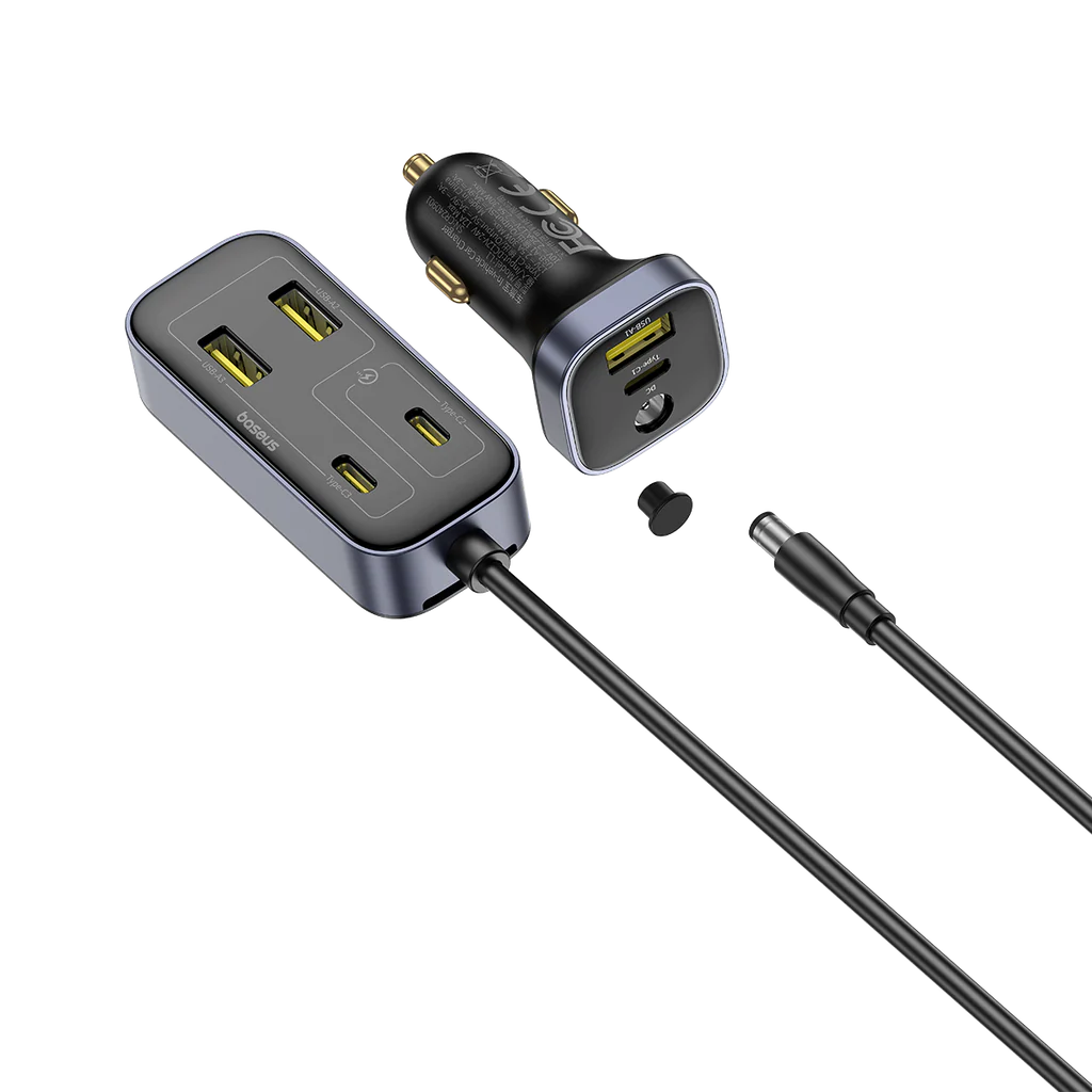 Baseus Backseatpal L1 In-Vehicle Cigarette Lighter Car Charger 3U+3C