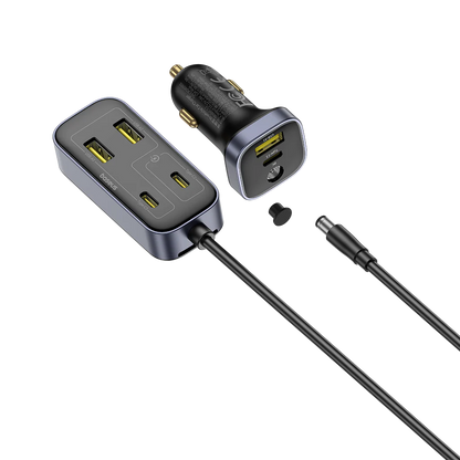 Baseus Backseatpal L1 In-Vehicle Cigarette Lighter Car Charger 3U+3C