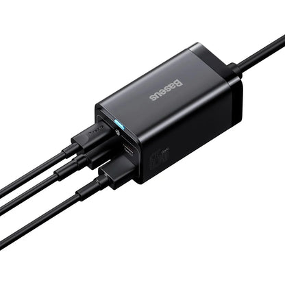 Baseus GaN3 Pro Desktop Fast Charger 2C+2U 65W CN Black(Include?Baseus Xiaobai series fast charging Cable Type-C to Type-C 100W(20V/5A) 1m