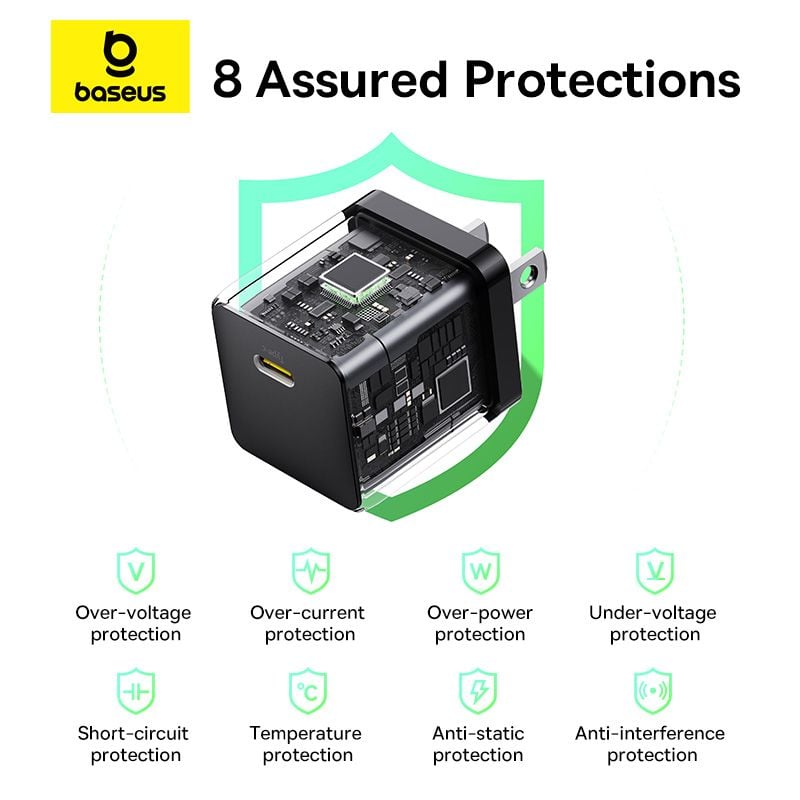 Baseus Palm Series Fast Charger 1C 20W US