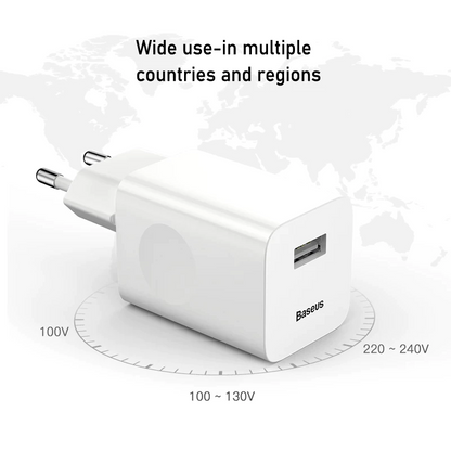 Baseus Wireless Charging Quick Charger 24W (CN) White